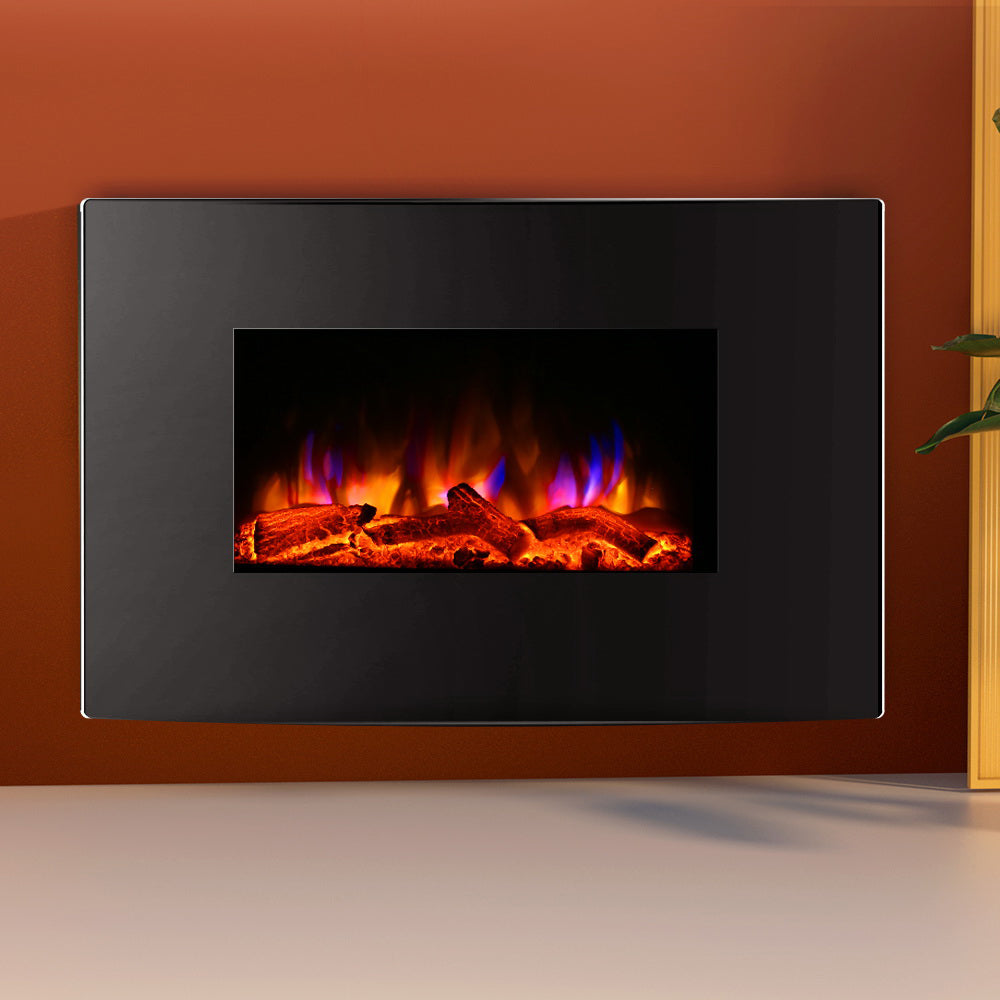 Devanti Electric Fireplace Fire Heater 2000W metrodealsau