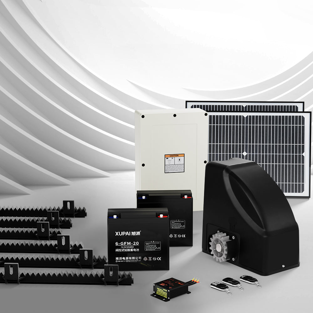 Automatic Sliding Gate Opener Kit 40W Solar 6M 600KG