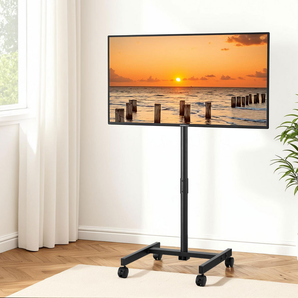 Artiss TV Stand 13-50inches Universal Mobile Adjustable Height TV Stand with Wheels