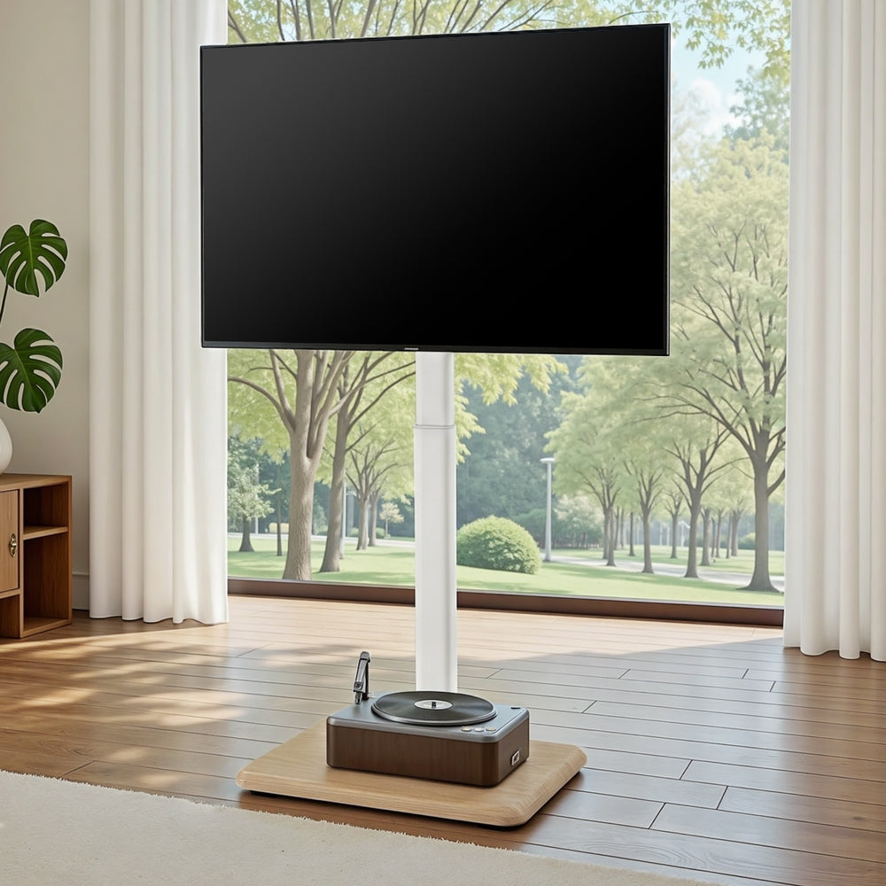 Artiss TV Stand 24-55inches Swivel Height Adjustable Floor Mount for TVs