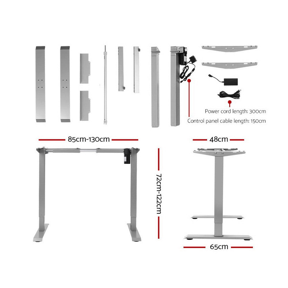 Artiss Standing Desk Motorised Height Adjustable Sit Stand Computer Table Office 120cm