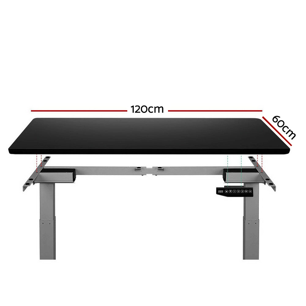 Artiss Sit Stand Desk Standing Desks Motorised Electric Home Office Laptop Computer Dual Motor 120cm