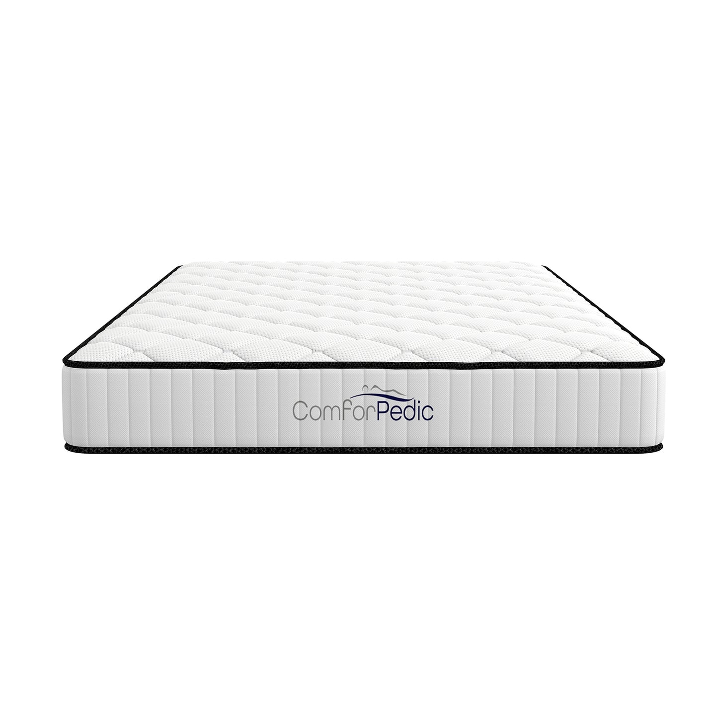 Comforpedic Mattress 5 Zone Medium Support Foam Bonnell Spring 21CM - King Single - White Black