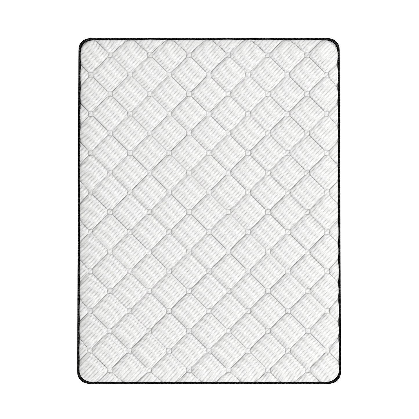 Comforpedic Mattress 5 Zone Medium Support Foam Bonnell Spring 21CM - King - White Black