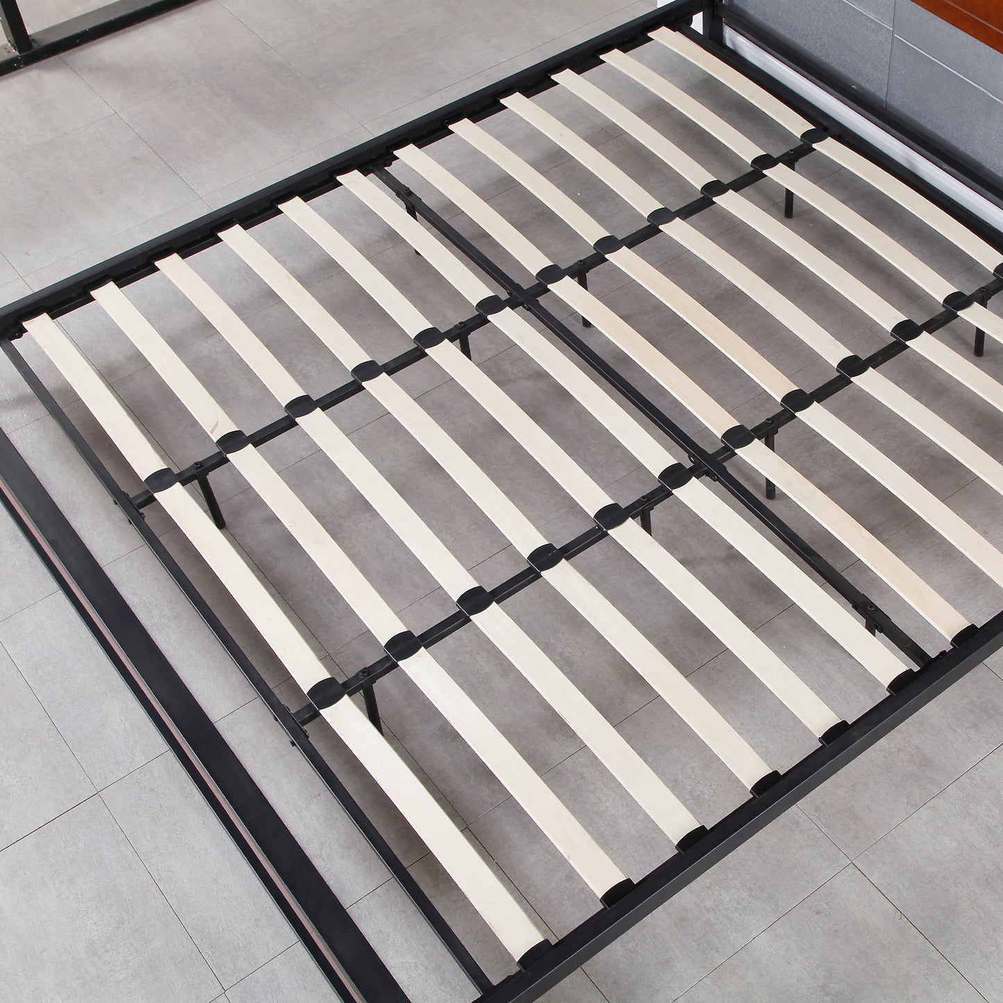 Azure Wood Bed Frame With Comforpedic Mattress Package Deal Bedroom Set - Queen - White Brown