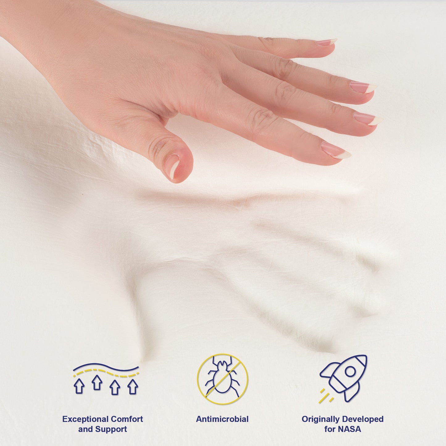 2.2 Superior King Mattress 7 Zone Pocket Spring Memory Foam