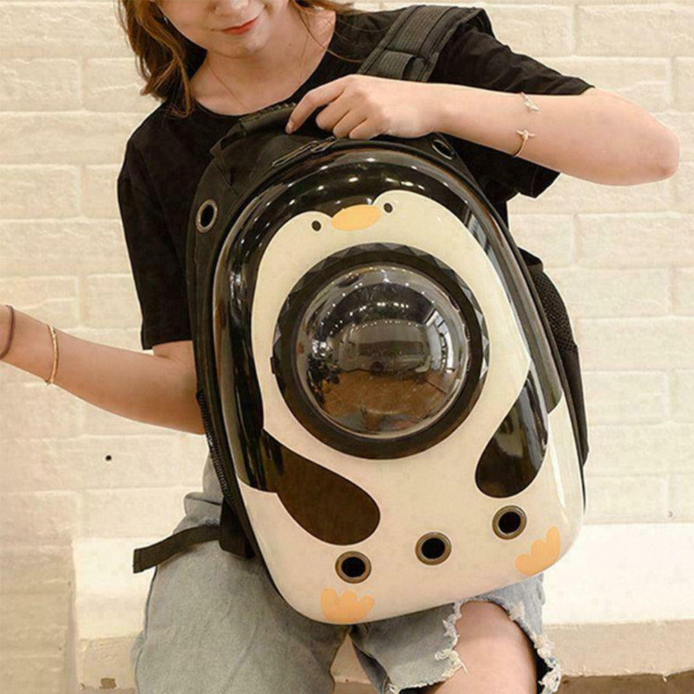 Pet Carrier Backpack Travel Space Capsule Puppy Dog Cat Bag Breathable Astronaut