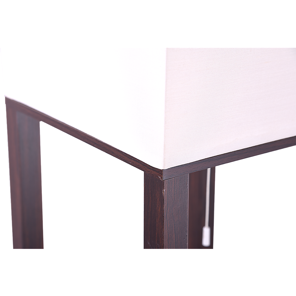 Shelf Floor Lamp - Shade Diffused Light Source with Open-Box Shelves