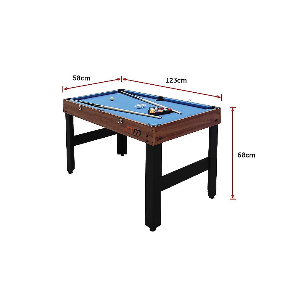 4FT 3-in-1 Games Foosball Soccer Hockey Pool Table Table