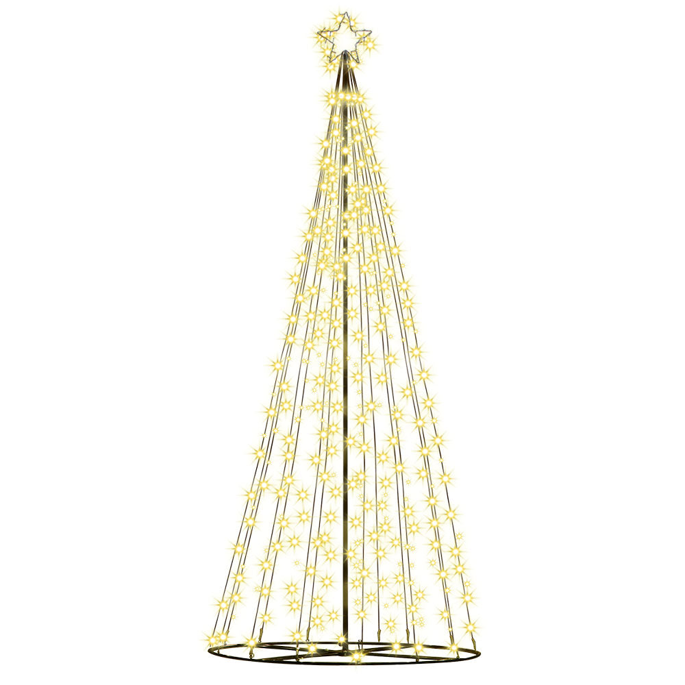 Jingle Jollys 3M LED Christmas Tree Lights Xmas 330pc LED Warm White Optic Fiber