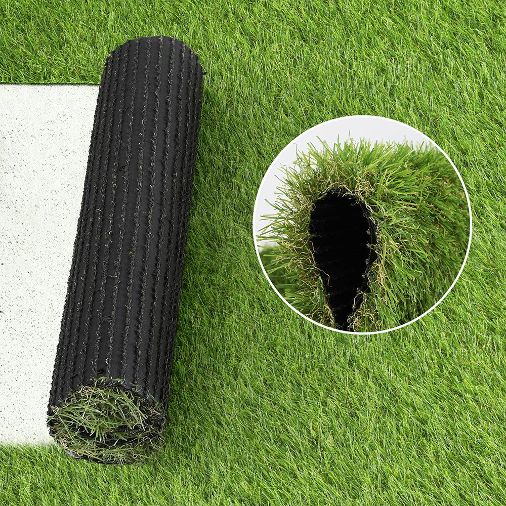 Prime Turf Artificial Grass 35mm 2mx5m Synthetic Fake Lawn Turf Plastic Plant 4-coloured