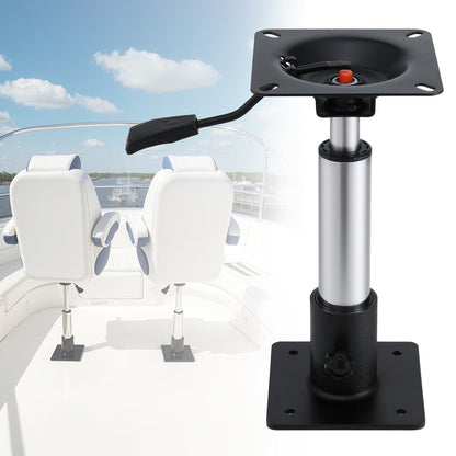 Seamanship Boat Seat Pedestal 34-46cm Adjustable Gas Lift 360 Degrees Swivel