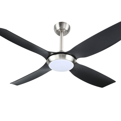 Devanti 52'' Ceiling Fan DC Motor w/Light w/Remote Black