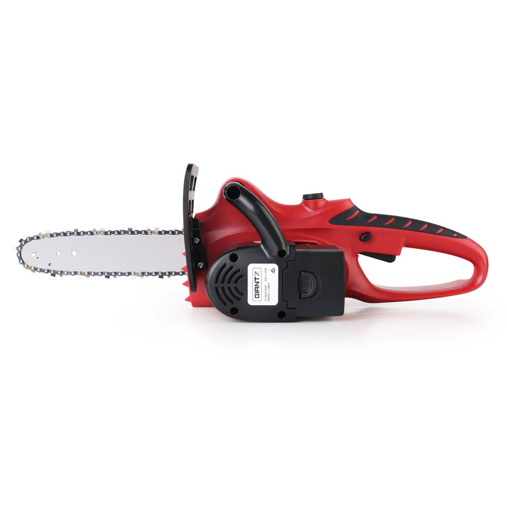 Giantz Chainsaw 10inches 20V Cordless Saw Electric Battery Rechargeable,Giantz Chainsaw Electric Cordless 20V 10inches Saw Wood Cutter Pruner Li-lon Battery