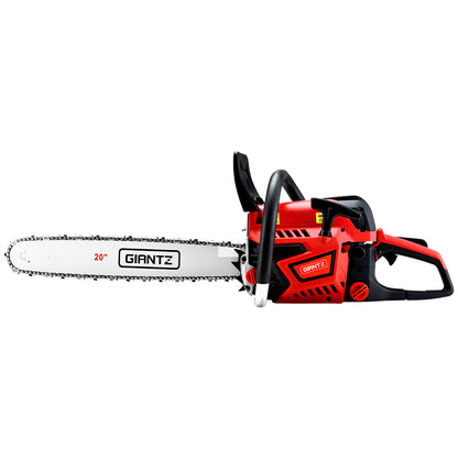 Giantz Chainsaw Petrol 52CC 20inches Bar Commercial E-Start Pruning Chain Saw,Giantz Chainsaw Petrol 52CC 20inches Bar Commercial E-Start Pruning Chain Saw 4.0HP