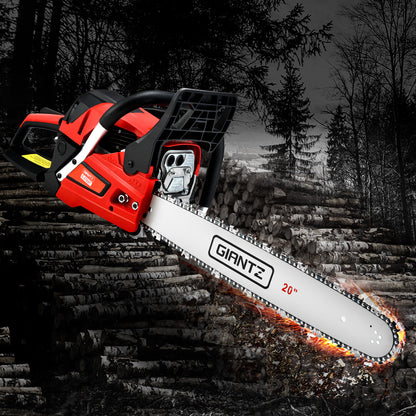 Giantz Chainsaw Petrol 52CC 20inches Bar Commercial E-Start Pruning Chain Saw,Giantz Chainsaw Petrol 52CC 20inches Bar Commercial E-Start Pruning Chain Saw 4.0HP