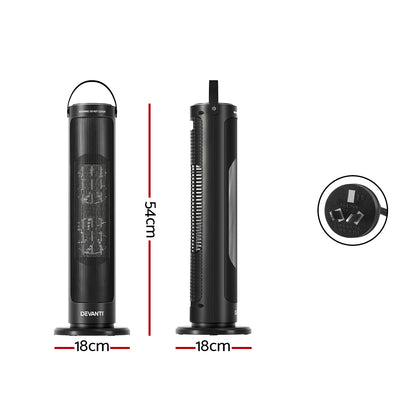 Devanti Ceramic Tower Heater 2000W metrodealsau