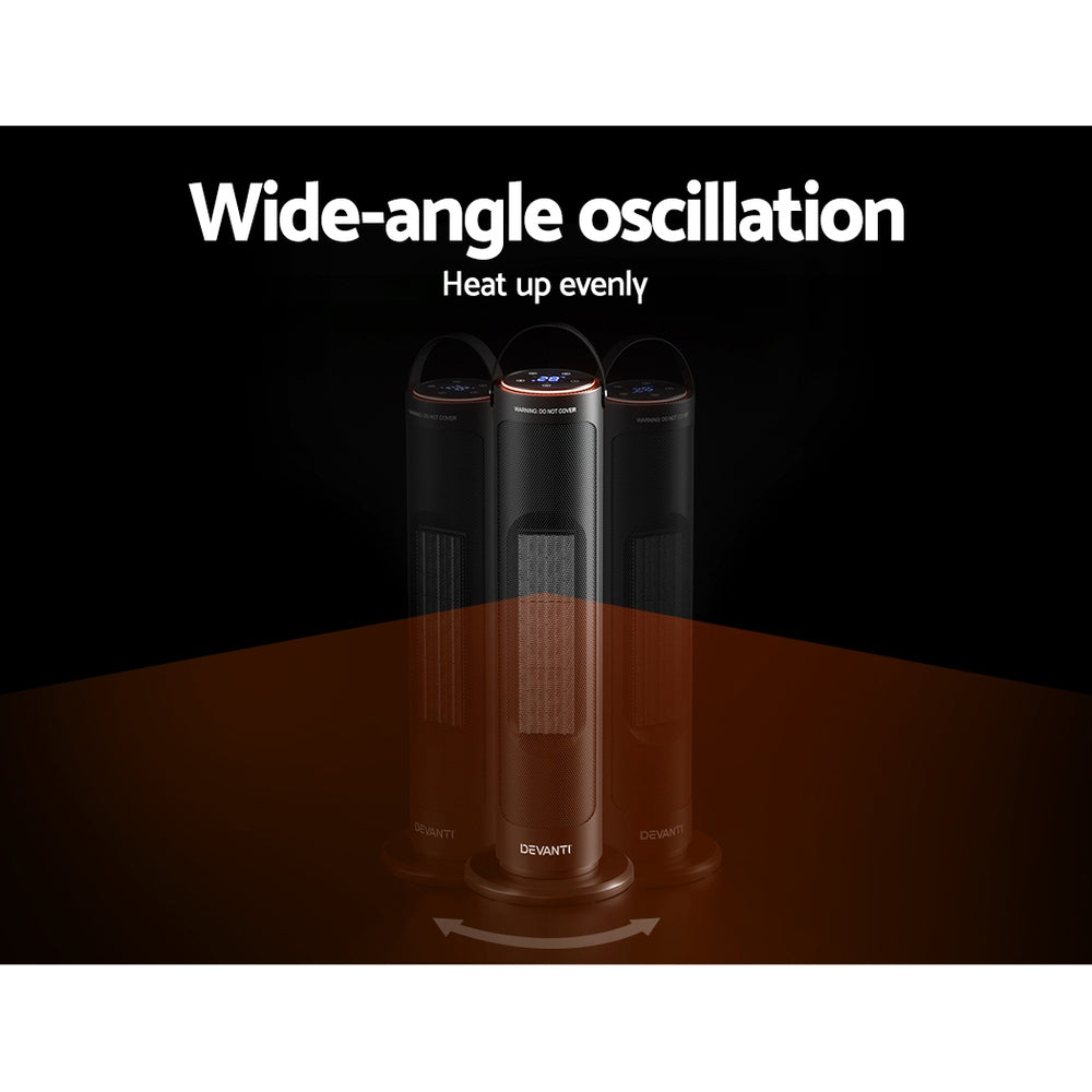 Devanti Ceramic Tower Heater 2000W metrodealsau