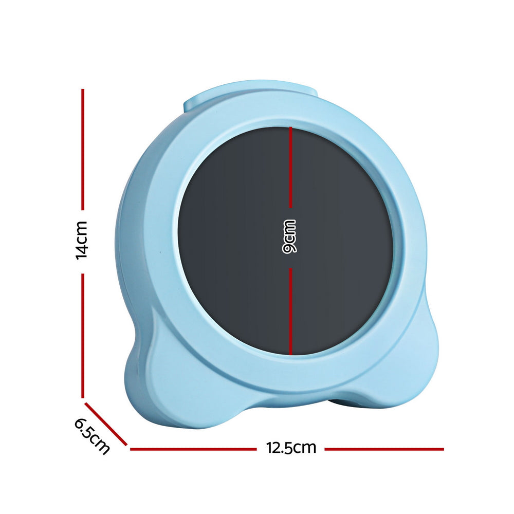 Artiss 3.8inches Digital Day Clock Calendar Alarm LCD Display Blue