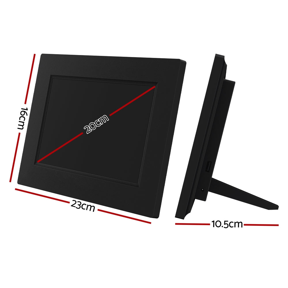 Artiss 8inches Digital Day Clock Calendar Alarm Black