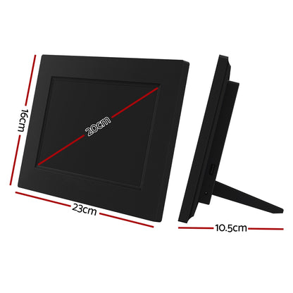 Artiss 8inches Digital Day Clock Calendar Alarm Black