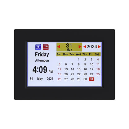 Artiss 8inches Digital Day Clock Calendar Alarm Black