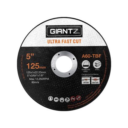 Giantz 500-Piece Cutting Discs 5inches 125mm Angle Grinder Thin Cut Off Wheel Metal