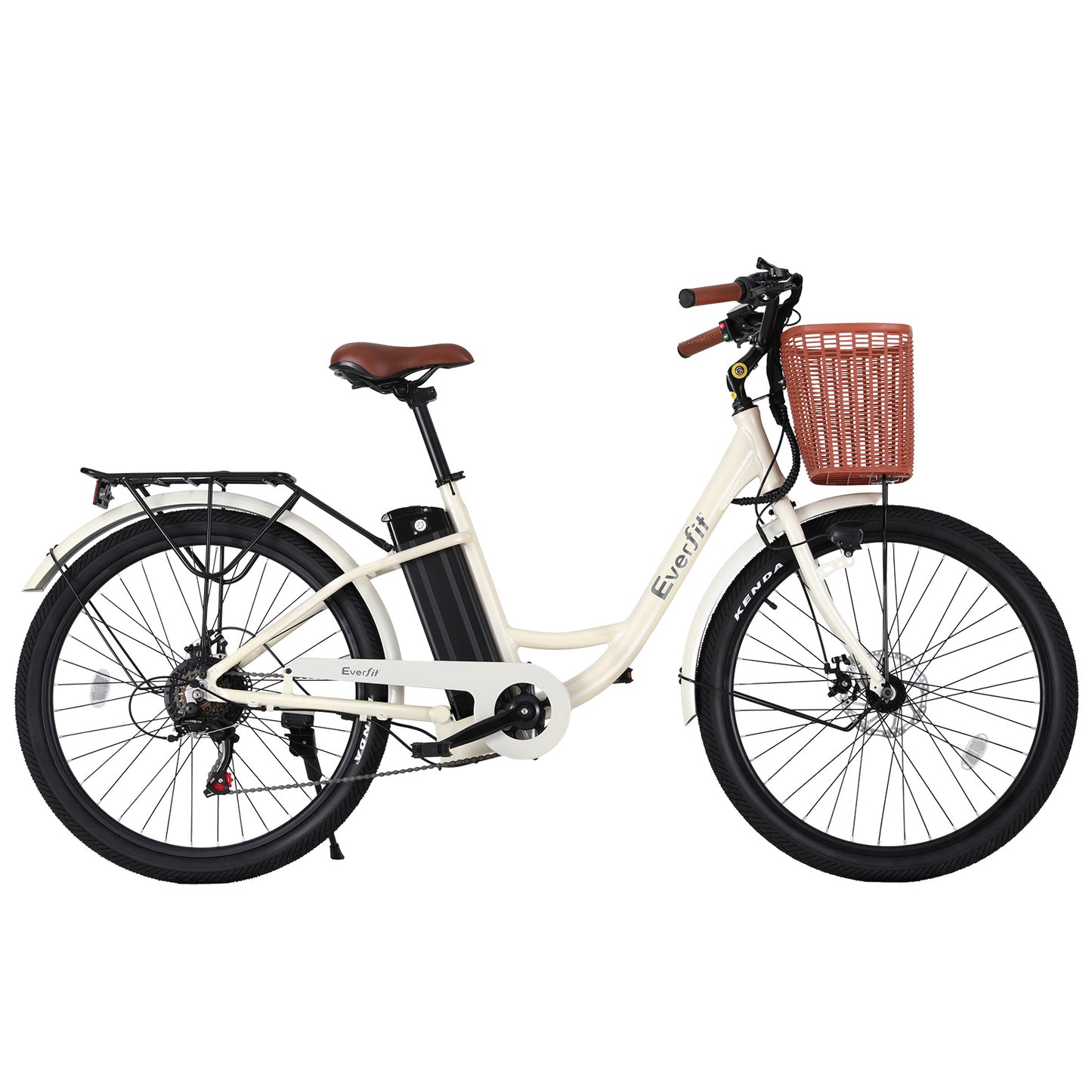 Everfit 26inches Electric Bike City Bicycle eBike e-Bike Commuter w/ Battery WH