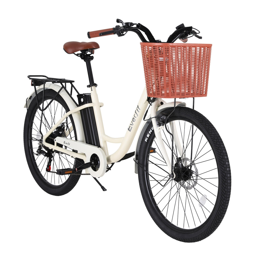 Everfit 26inches Electric Bike City Bicycle eBike e-Bike Commuter w/ Battery WH
