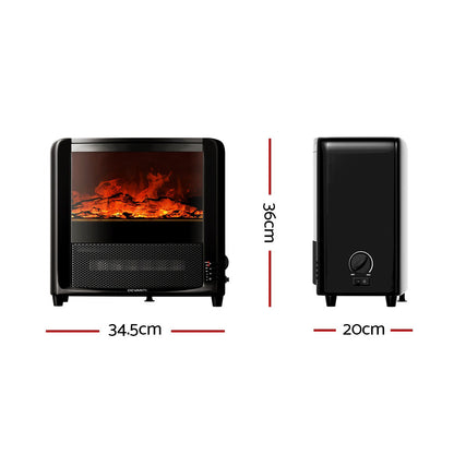 Devanti Electric Fireplace Fire Heaters 2000W metrodealsau