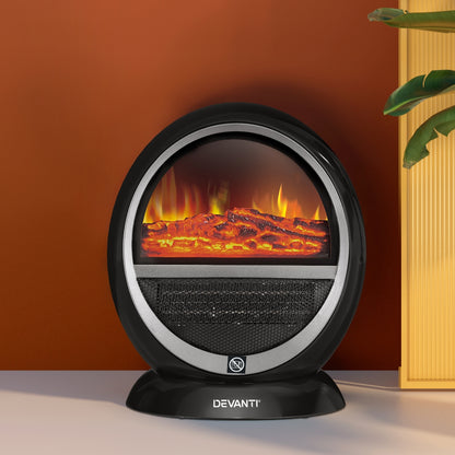 Devanti Electric Fireplace Fire Heaters 1500W metrodealsau