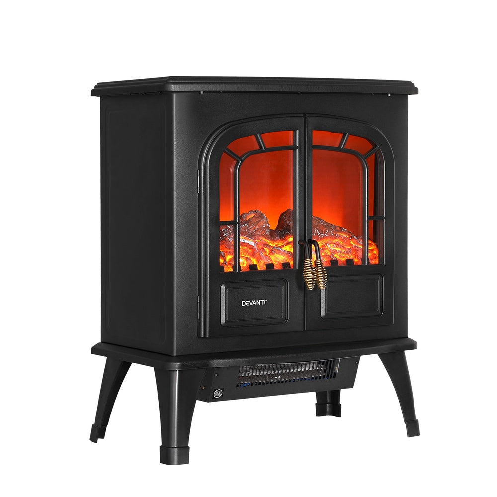 Devanti Electric Fireplace Fire Heaters 2000W metrodealsau