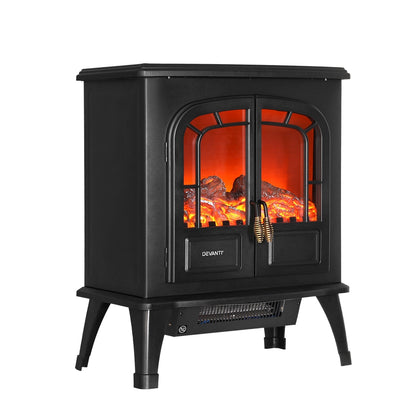 Devanti Electric Fireplace Fire Heaters 2000W metrodealsau