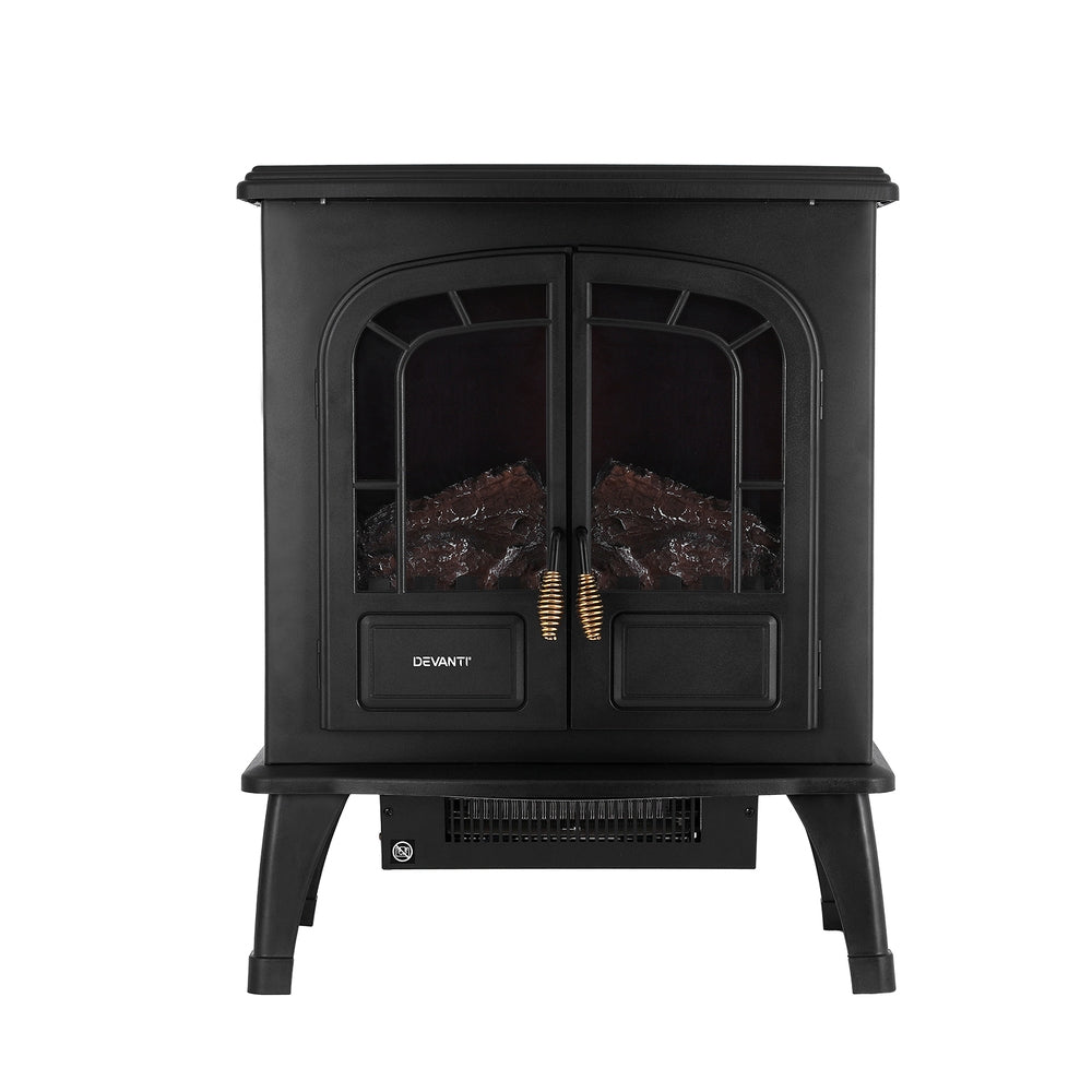 Devanti Electric Fireplace Fire Heaters 2000W metrodealsau