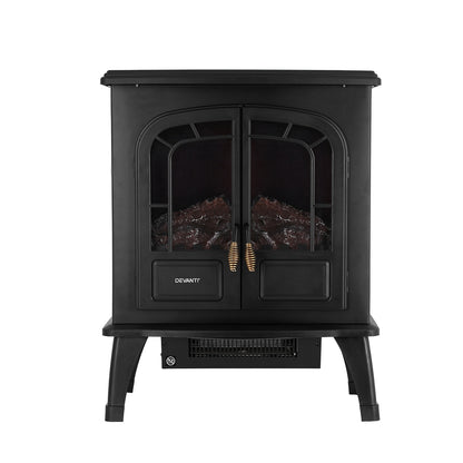 Devanti Electric Fireplace Fire Heaters 2000W metrodealsau