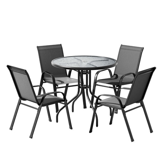 Gardeon Outdoor Dining Set Table and Chairs Patio Garden Furniture Bistro Set