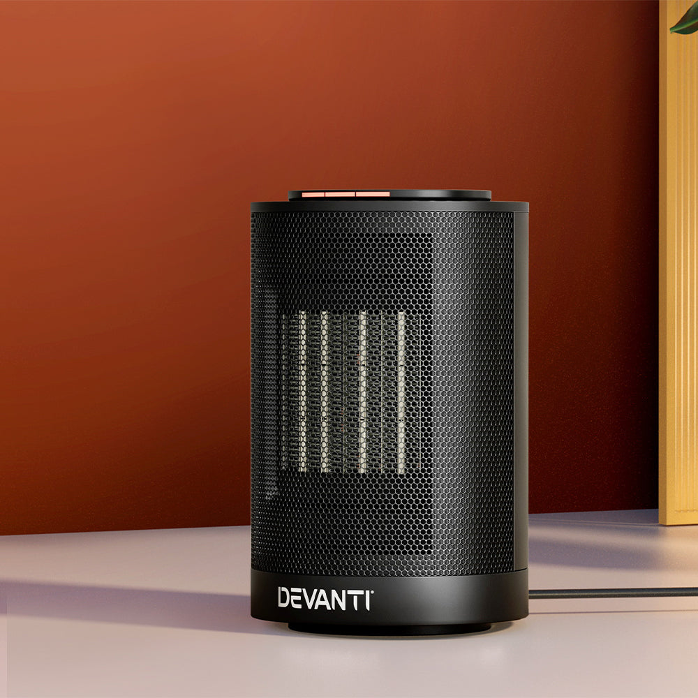 Devanti Electric Fan Heater 1200W metrodealsau