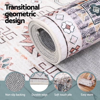 Artiss Washable Floor Rug 240X340cm Large Area Rug Modern Living Room Carpet