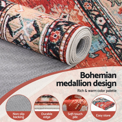 Artiss Floor Rug 240X340cm Large Washable Area Rug Modern Living Room Carpet Mat