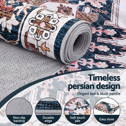 Artiss Floor Rug 160X230cm Large Washable Persian Area Rug Living Room Carpet