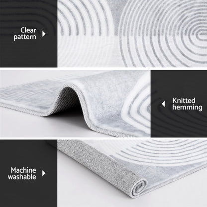 Artiss Rug 160x230cm Area Rug Washable Mat Large Carpet Faux Rabbit Fur Cyril