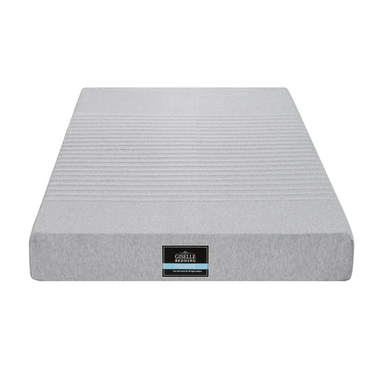 Giselle Bedding Cool Gel Memory Foam Mattress Charcoal 7-Zone Washable Bamboo Cover 15cm King Single