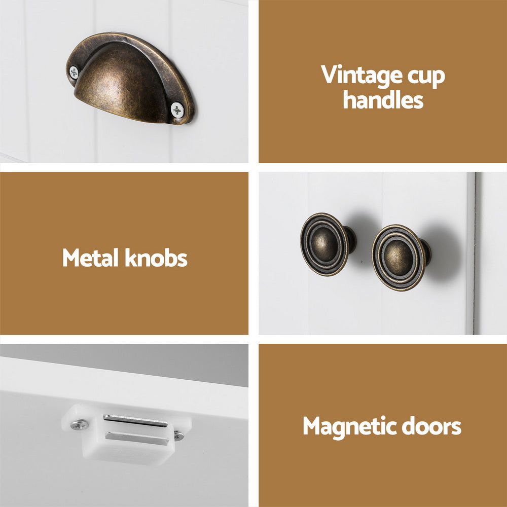 Artiss Buffet Sideboard Cupboard Cabinet White