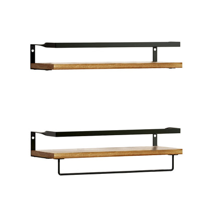 Artiss Floating Wall Shelf Set of 2