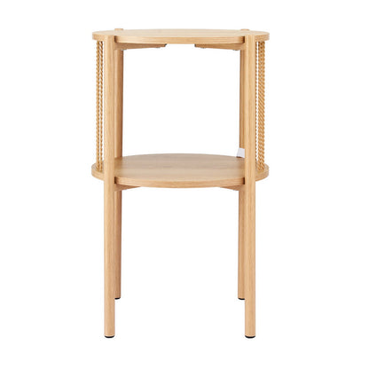 Artiss Coffee Table 2-Tier Round Wood