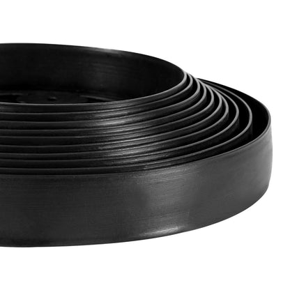 Green Fingers Garden Edging 5CM x 10M Border Support Landscape Edge Black X2