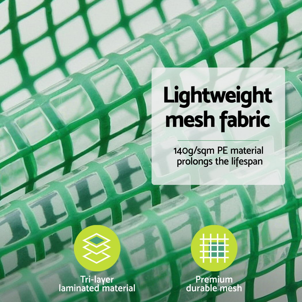 Green Fingers Mini Greenhouse 240x90x90cm Steel Frame PE Cover Outdoor Shelter