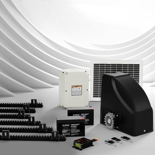 Automatic Sliding Gate Opener Kit 10W Solar 6M 600KG