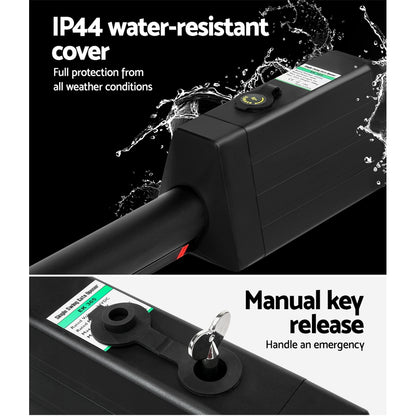 Single Swing Gate Opener 10W Solar Power Automatic Electric