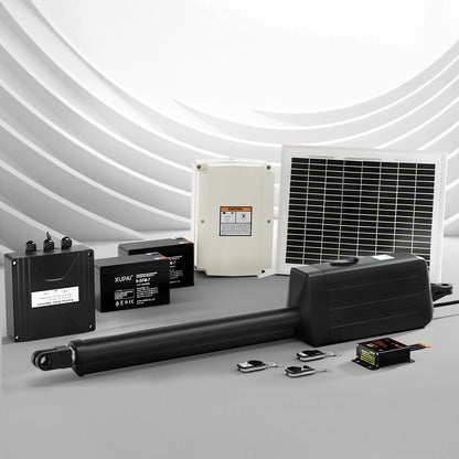 Single Swing Gate Opener 10W Solar Power Automatic Electric